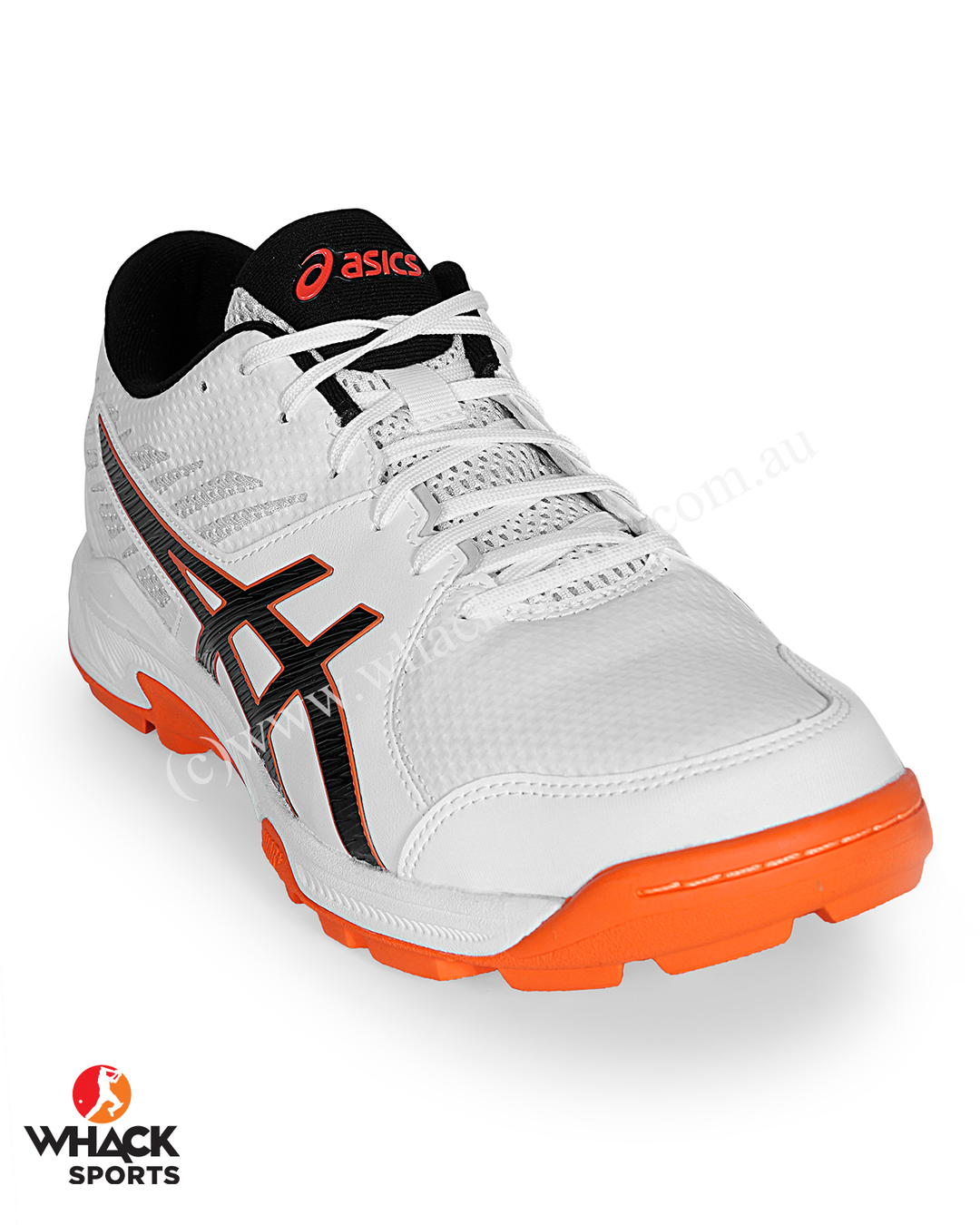 ASICS Gel Peake 2 - Rubber Cricket Shoes - White/Black
