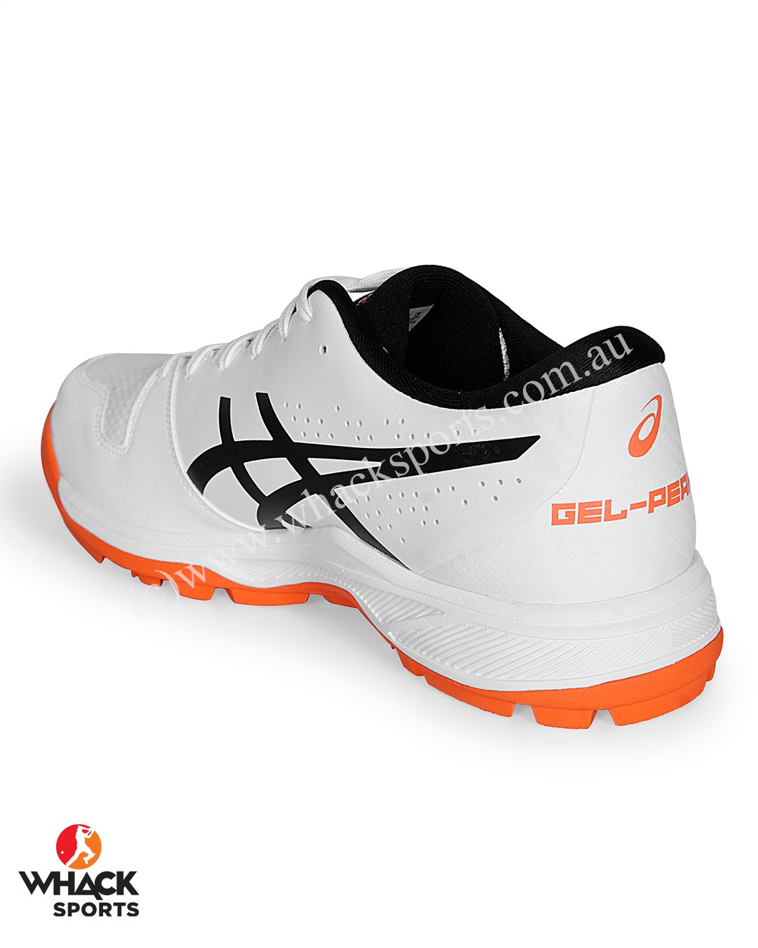 ASICS Gel Peake 2 - Rubber Cricket Shoes - White/Black