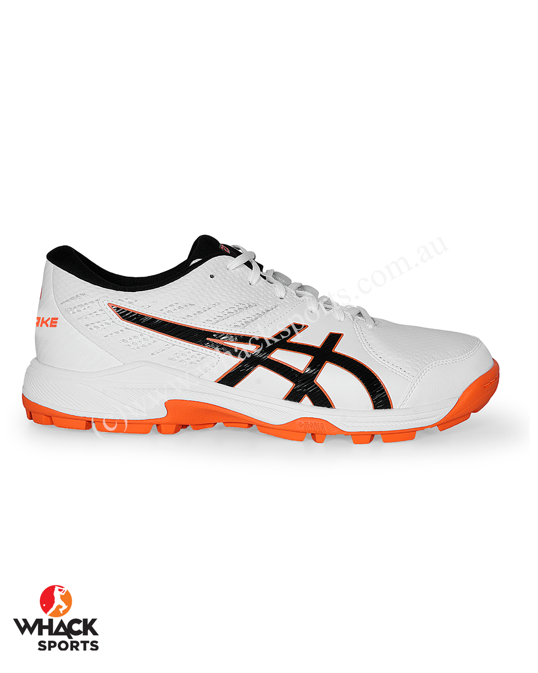 ASICS Gel Peake 2 - Rubber Cricket Shoes - White/Black