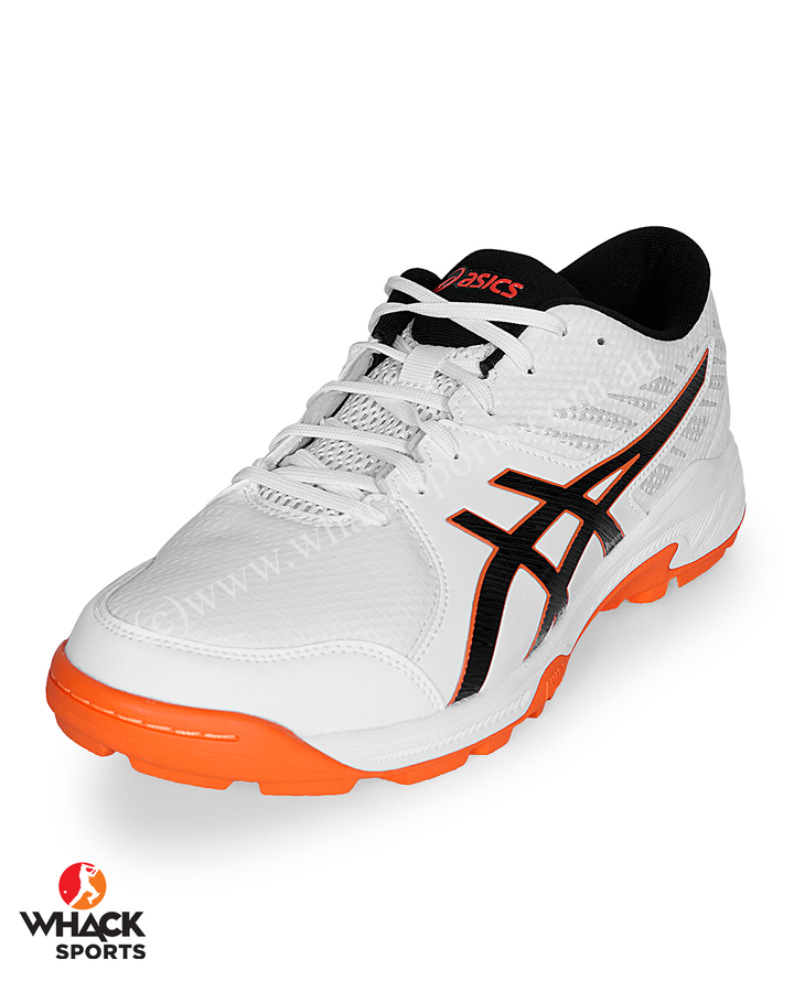 ASICS Gel Peake 2 - Rubber Cricket Shoes - White/Black