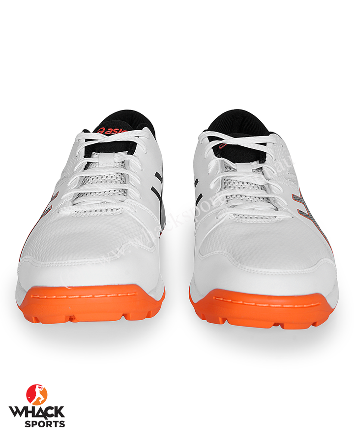 ASICS Gel Peake 2 - Rubber Cricket Shoes - White/Black