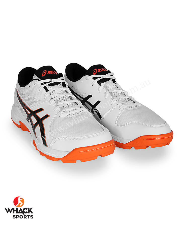 ASICS Gel Peake 2 - Rubber Cricket Shoes - White/Black