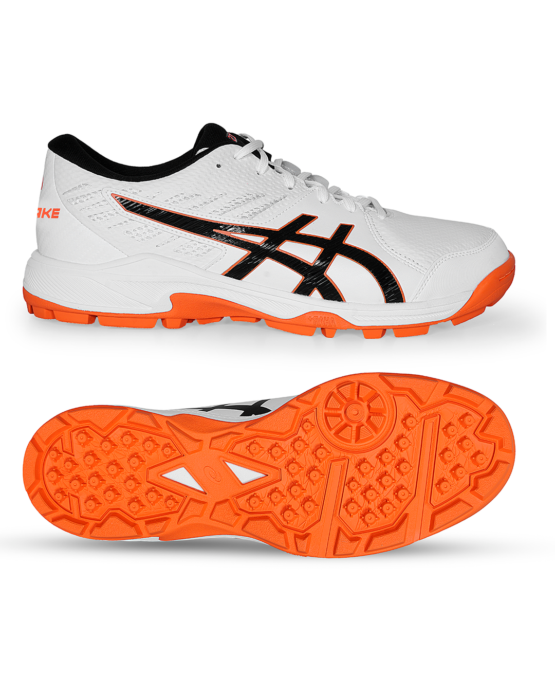 ASICS Gel Peake 2 - Rubber Cricket Shoes - White/Black