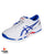 ASICS Gel Speed Menace Cricket Shoes - Steel Spikes - White/Tuna Blue