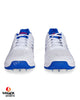 ASICS Strike Rate Cricket Shoes - Steel Spikes - White/Pure Silver