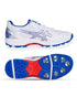 ASICS Strike Rate Cricket Shoes - Steel Spikes - White/Pure Silver