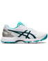 ASICS Gel 350 Not Out Cricket Shoes - Steel Spikes - White/Sea Glass