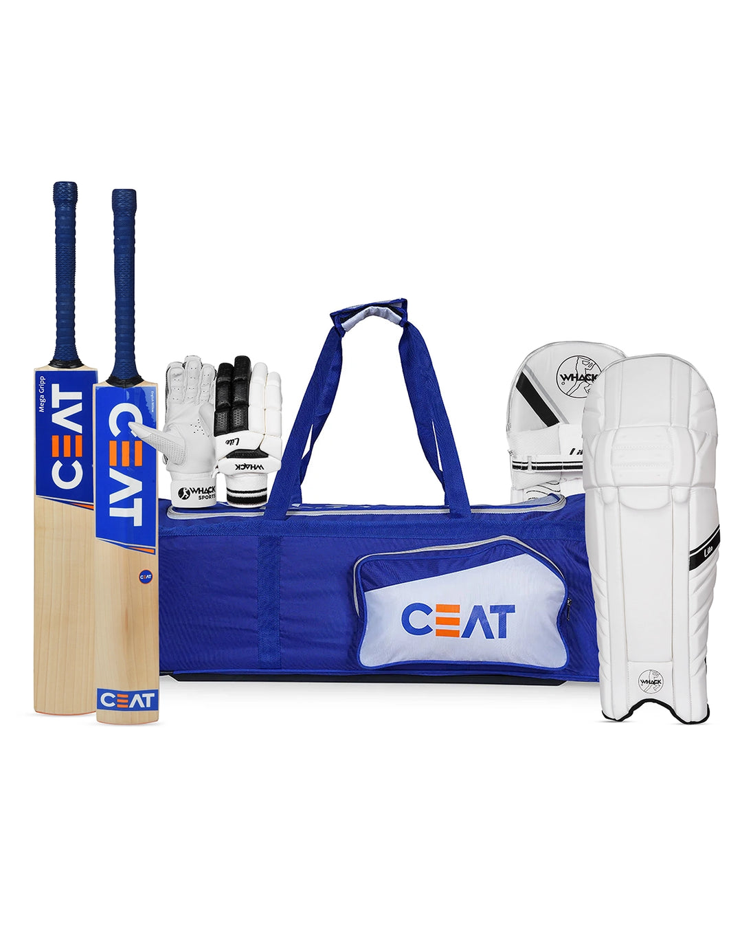 Ceat Mega Grip Cricket Bundle Kit - Senior