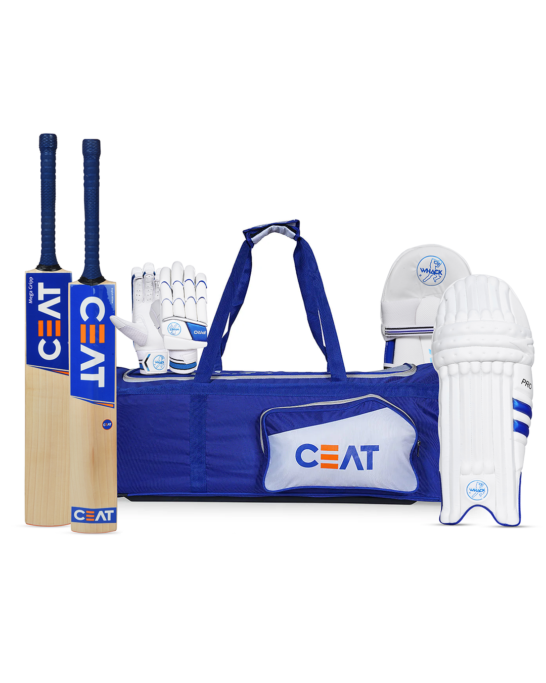 Ceat Mega Grip Cricket Bundle Kit - Senior
