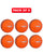 WHACK 2 Piece County Leather Cricket Ball Bundle - 156gm - Orange - Pack of 6x or 12x
