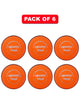 WHACK 2 Piece County Leather Cricket Ball Bundle - 156gm - Orange - Pack of 6x or 12x