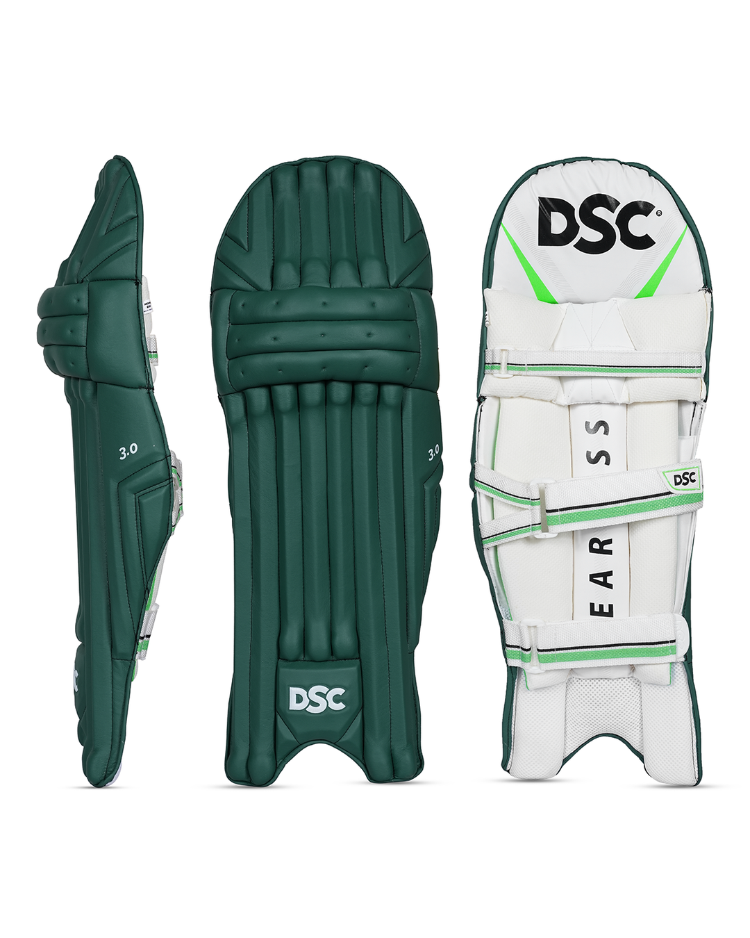 DSC 3.0 Cricket Batting Pads - Large Adult - Coloured