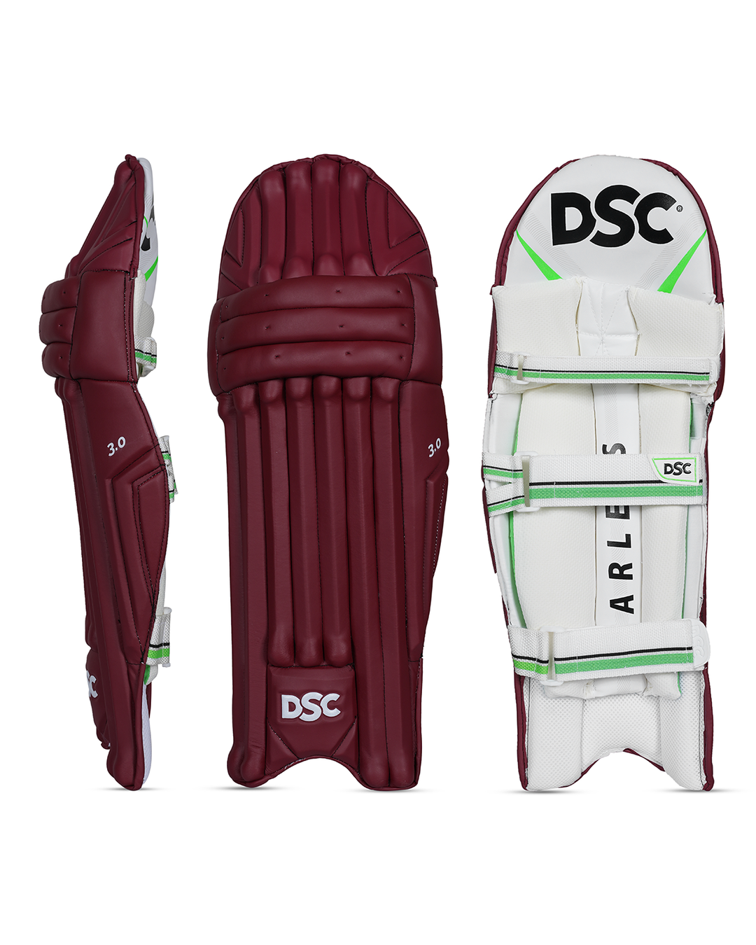 DSC 3.0 Cricket Batting Pads - Large Adult - Coloured