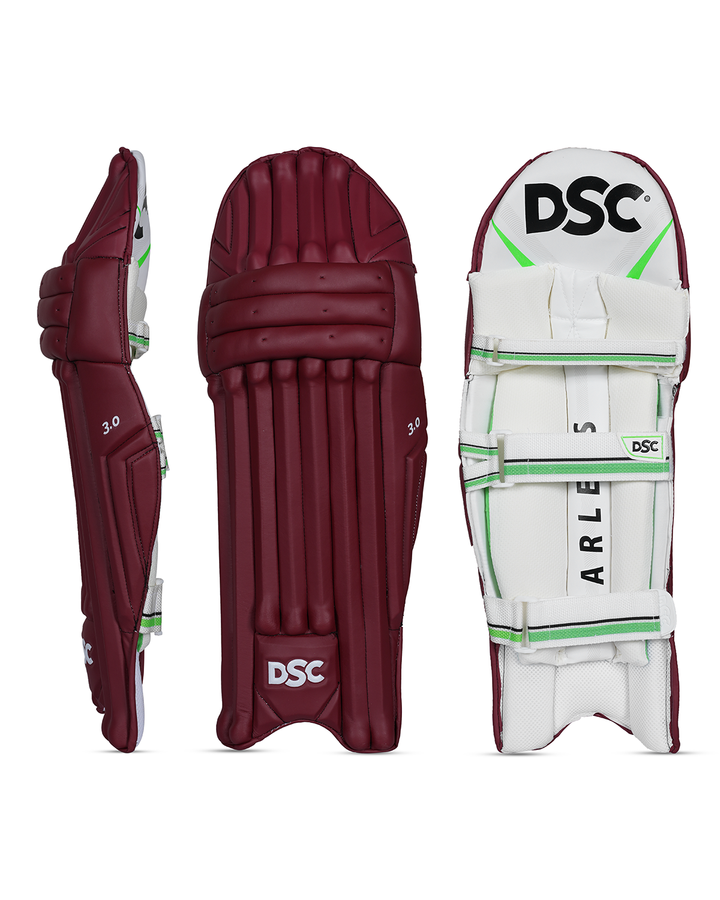 DSC 3.0 Cricket Batting Pads - Large Adult - Coloured