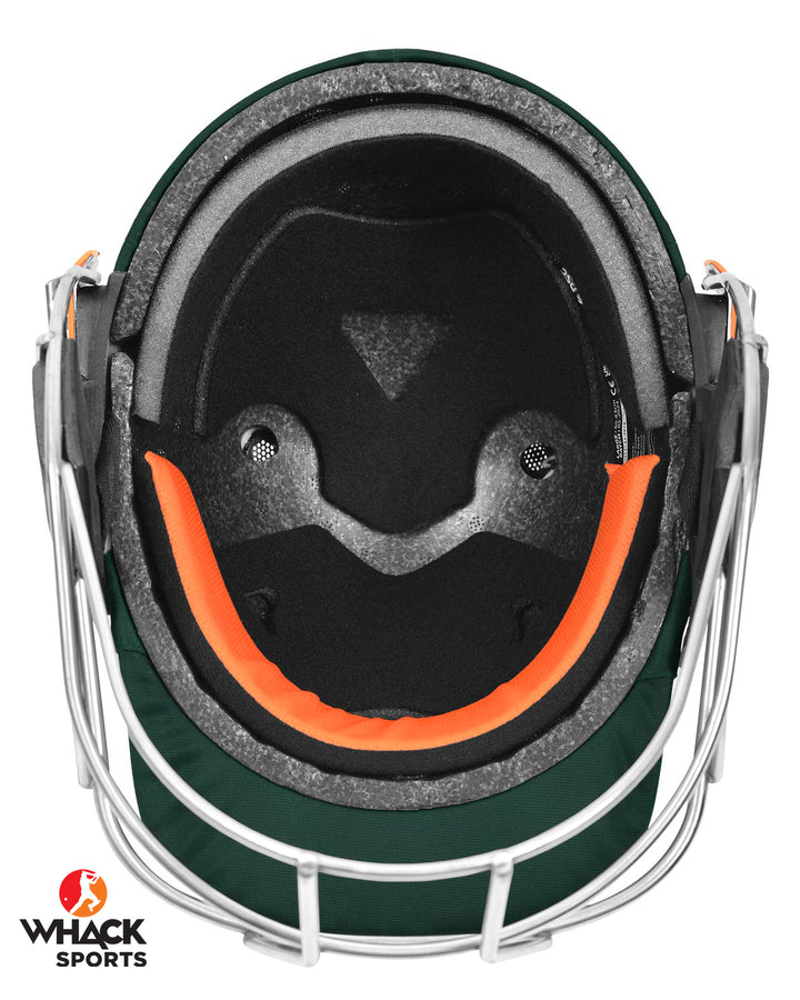 DSC Empra Stainless Steel Cricket Batting Helmet - Green
