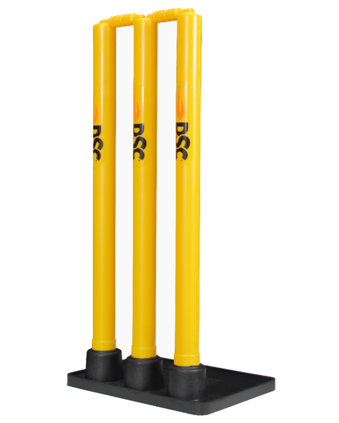 DSC Plastic Training Stumps Set With Rubber Base (Flexi Stumps Set)