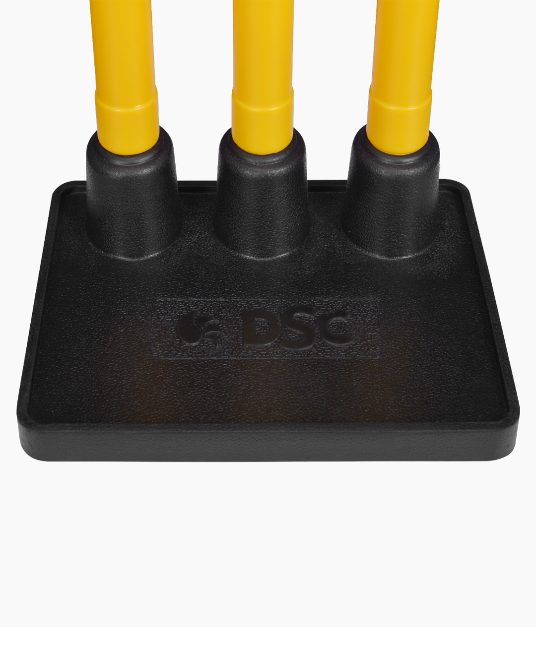 DSC Plastic Training Stumps Set With Rubber Base (Flexi Stumps Set)