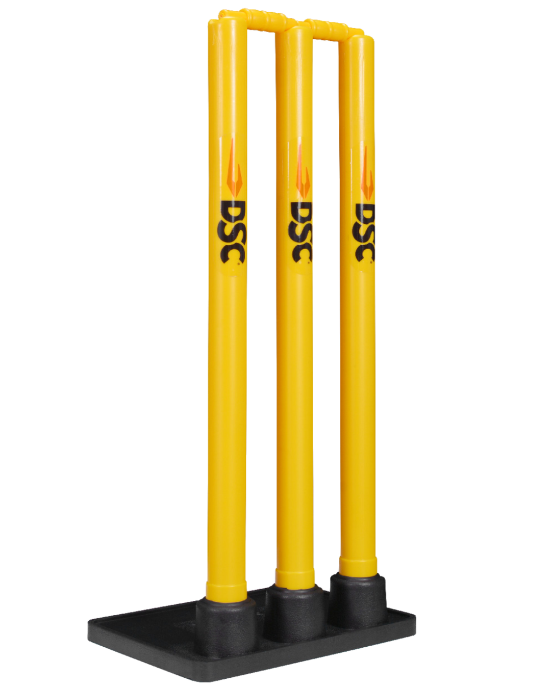 DSC Plastic Training Stumps Set With Rubber Base (Flexi Stumps Set)