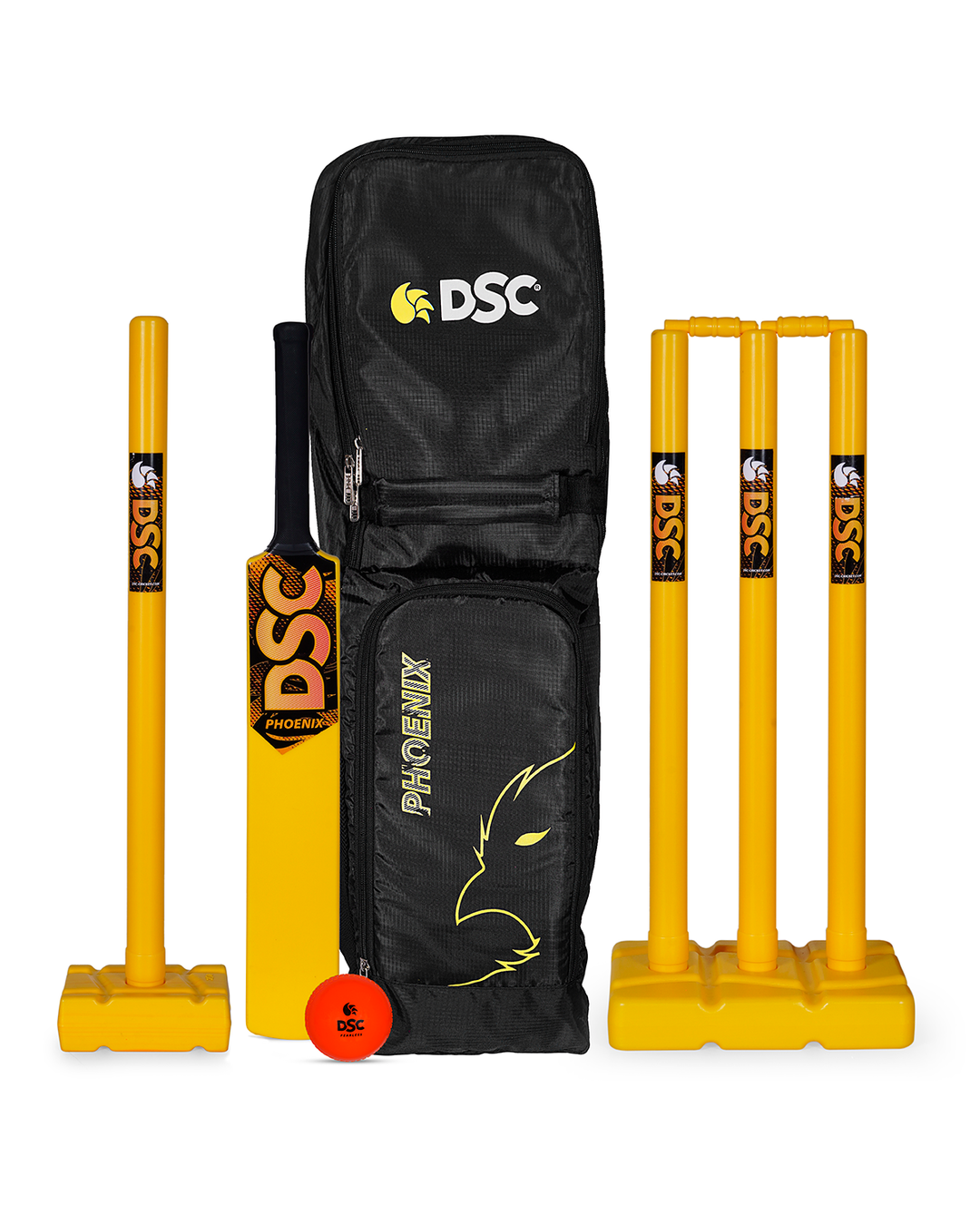 DSC Phoenix Cricket Plastic Set - Junior