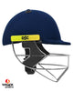 DSC Stump Guard Wicket Keeping Stainless Steel Cricket Batting Helmet - Navy - Senior