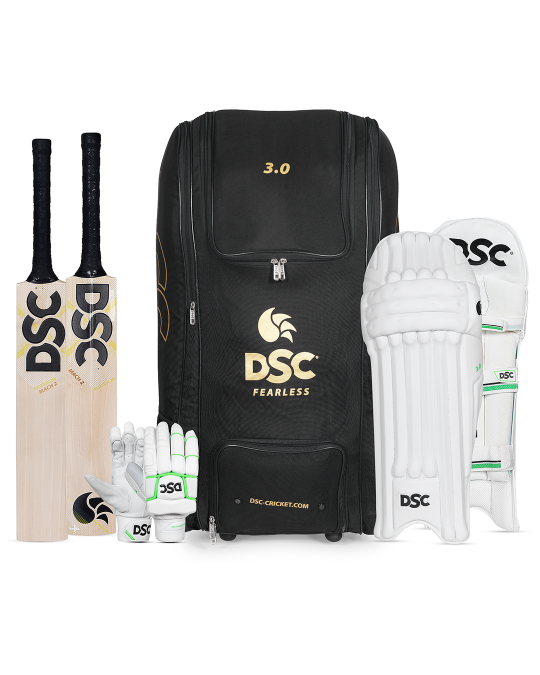DSC Xlite Mach 2 Cricket Bundle Kit - Senior
