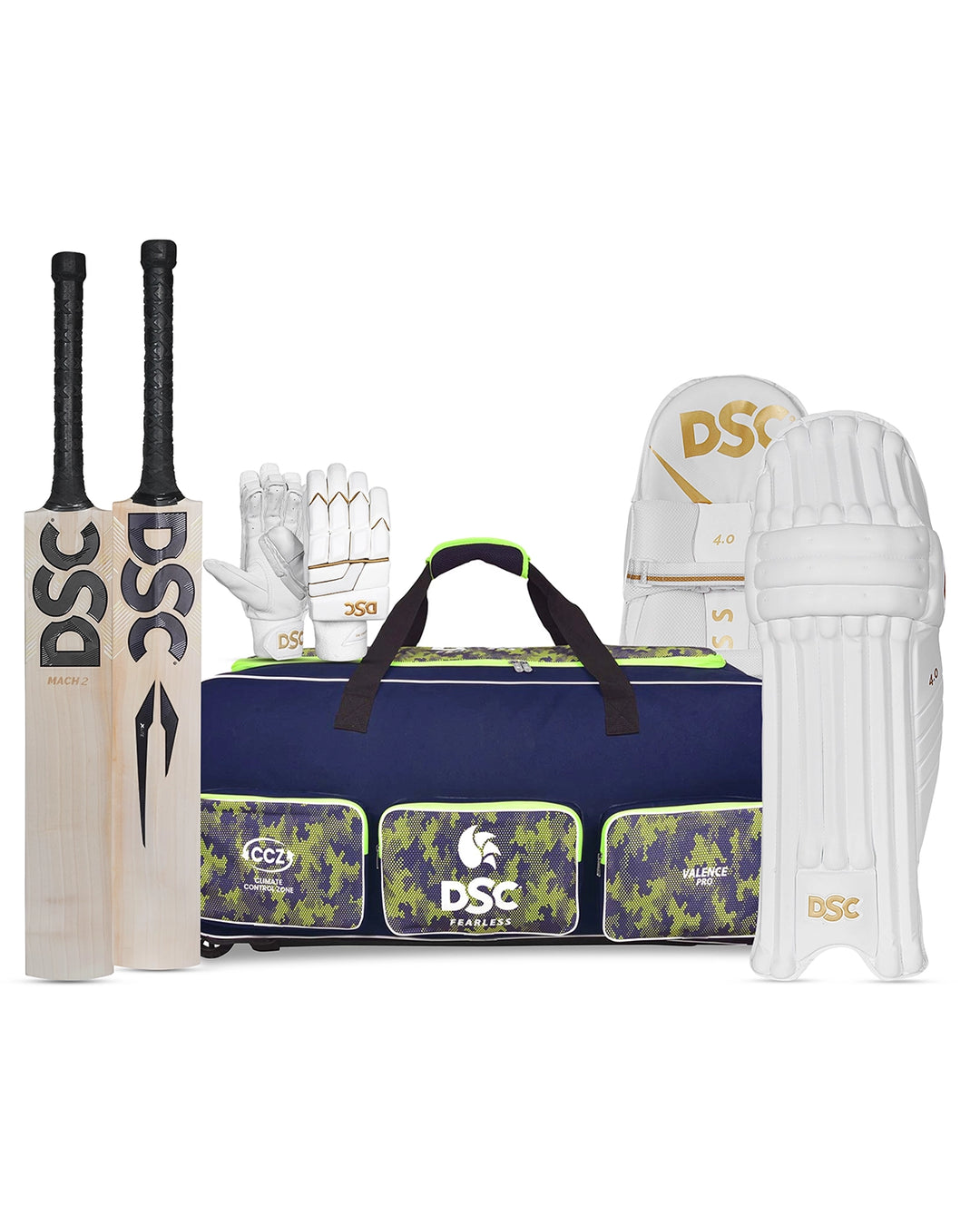 DSC Xlite Mach 2 Cricket Bundle Kit - Senior