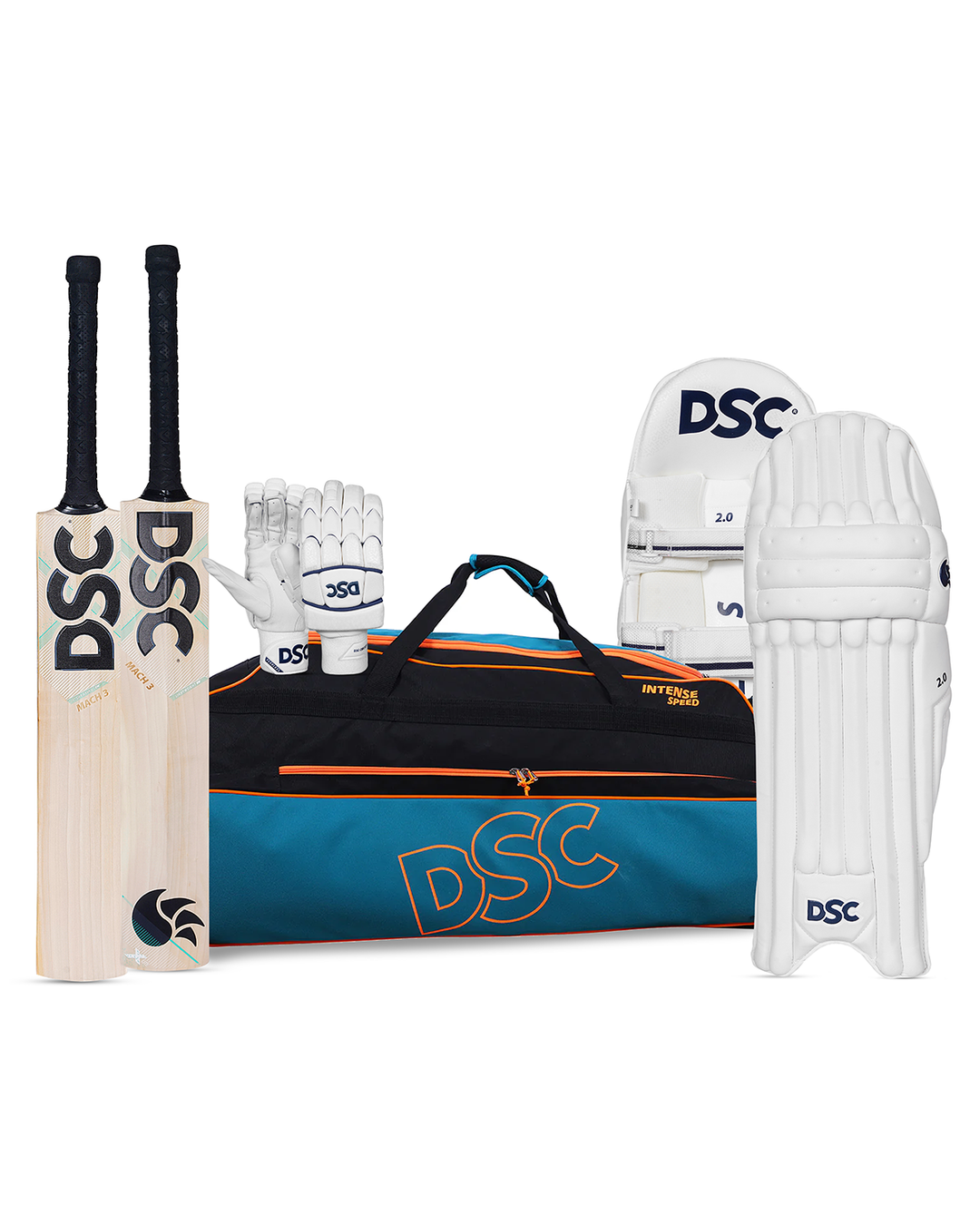 DSC Xlite Mach 3 Cricket Bundle Kit - Senior