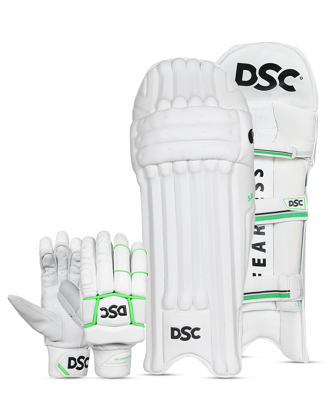 DSC 3.0 Batting Pads and Gloves Bundle - Adult