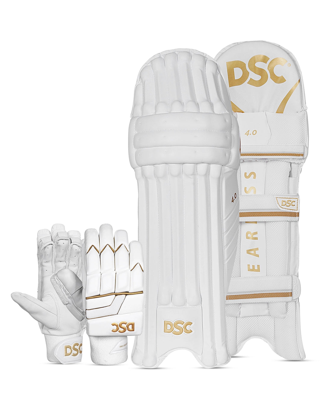 DSC 4.0 Batting Pads and Gloves Bundle - Adult