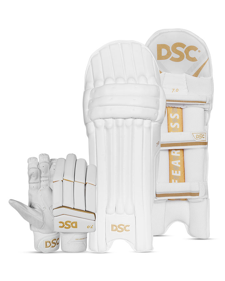 DSC 7.0 Batting Pads and Gloves Bundle