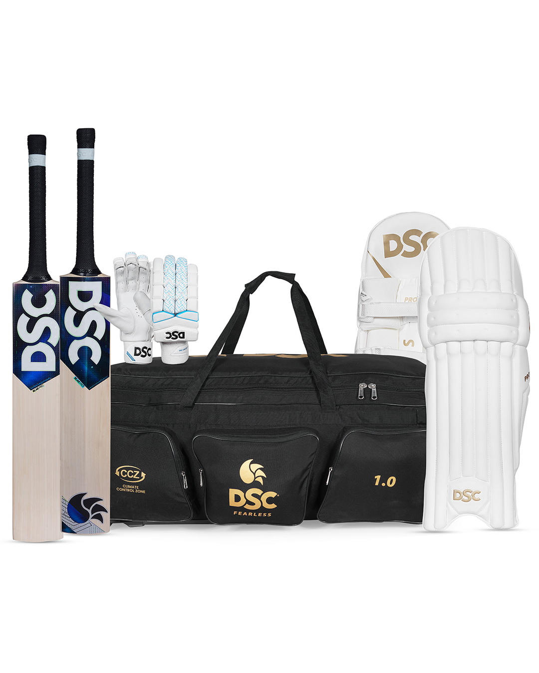 DSC Blak Pro Cricket Bundle Kit - Senior