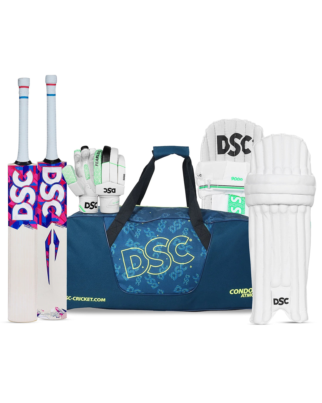 DSC Intense 9000 Cricket Bundle Kit - Junior