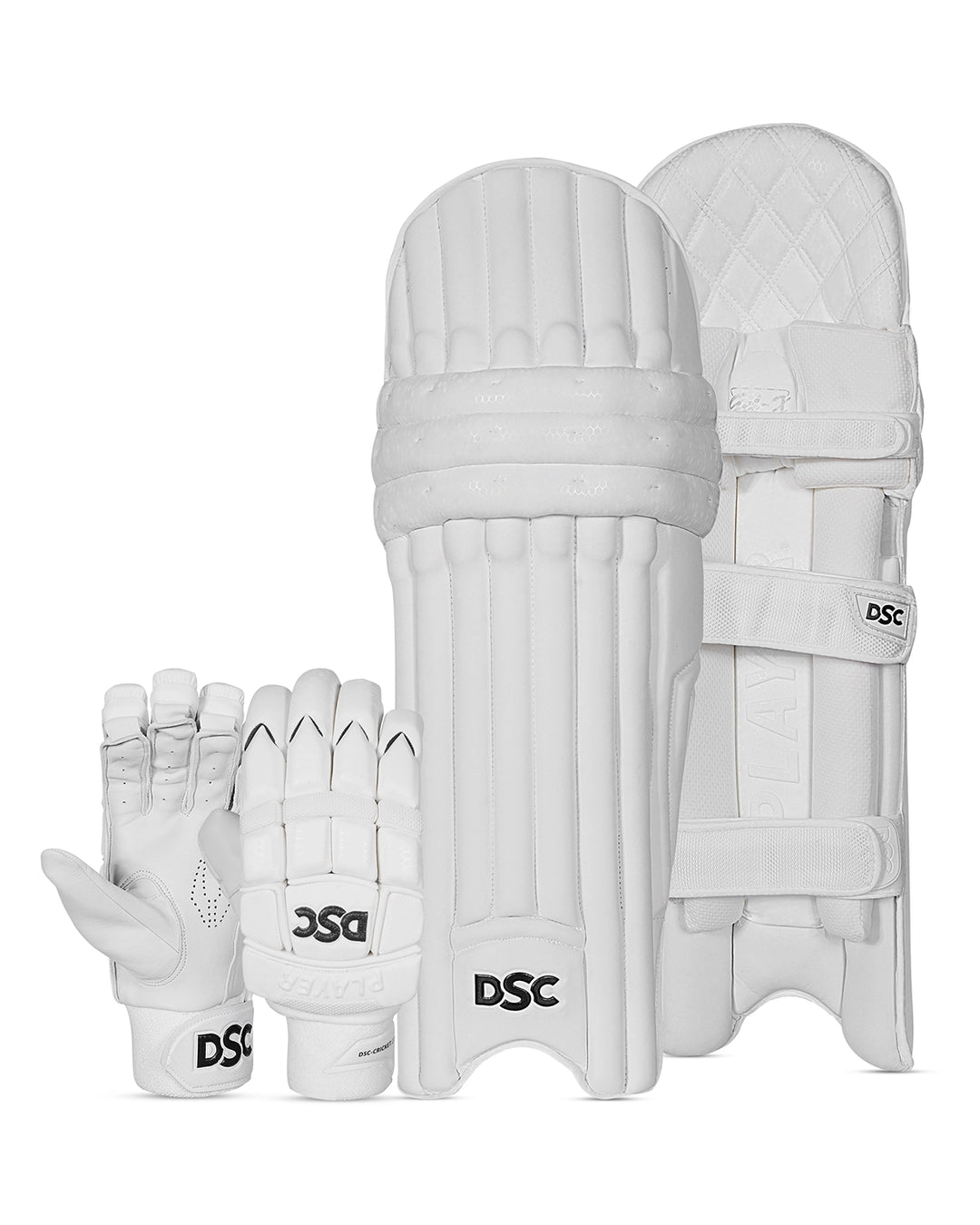 DSC Player Batting Pads and Gloves Bundle - Adult