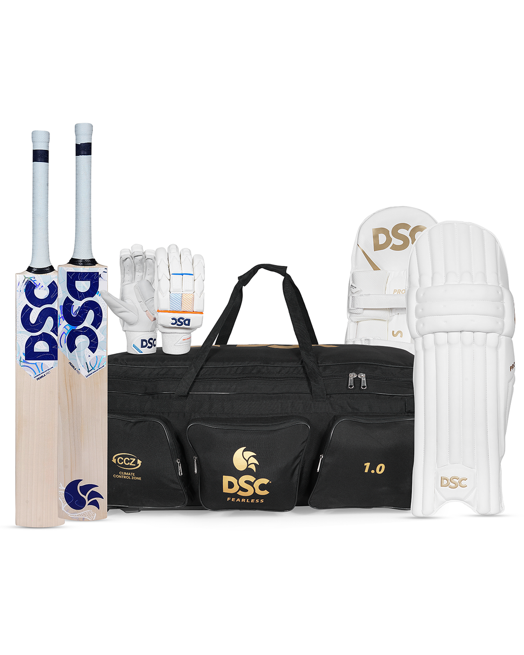 DSC Pearla Pro Cricket Bundle Kit - Senior