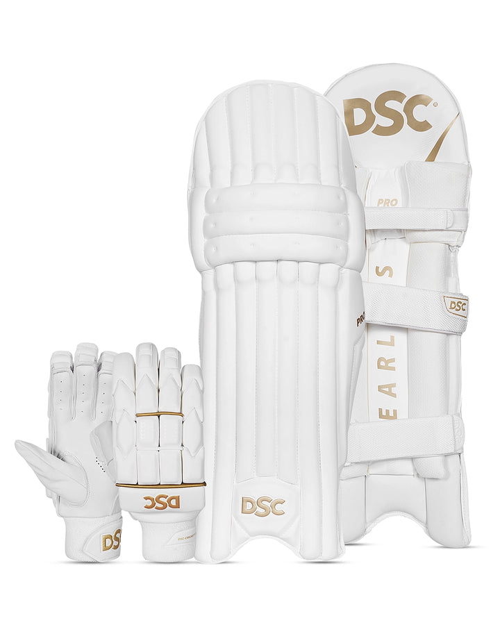DSC Pro Batting Pads and Gloves Bundle - Adult