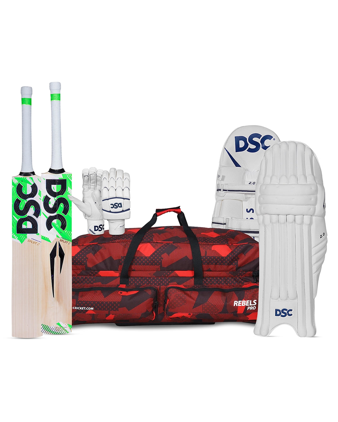 DSC Spliit 2 Cricket Bundle Kit - Senior
