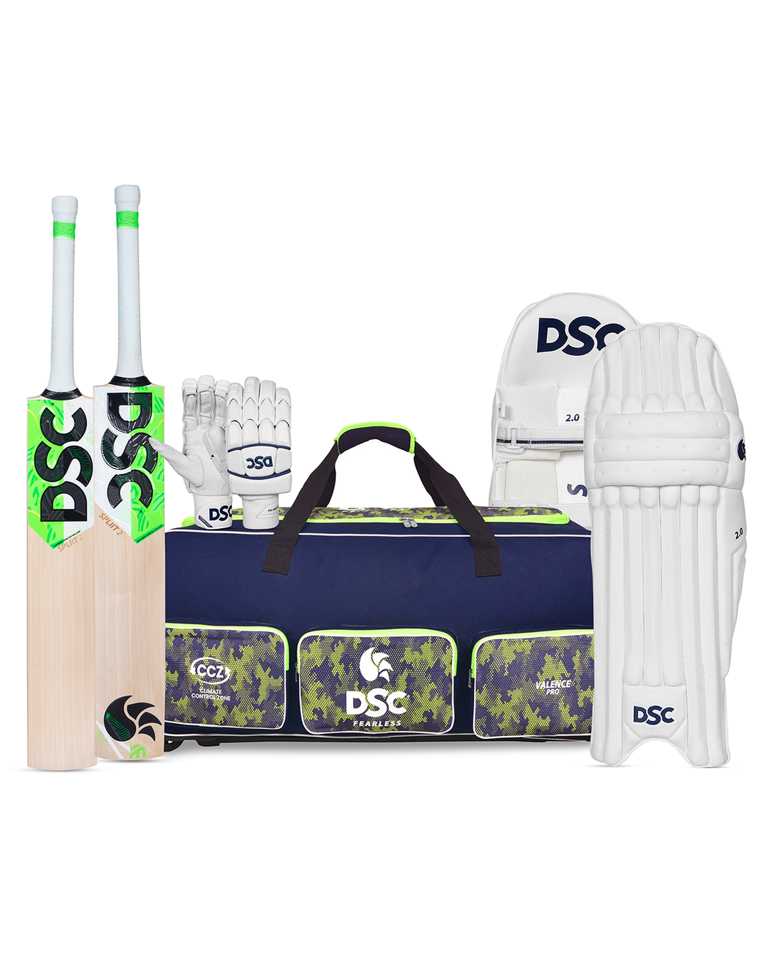 DSC Spliit 2 Cricket Bundle Kit - Senior