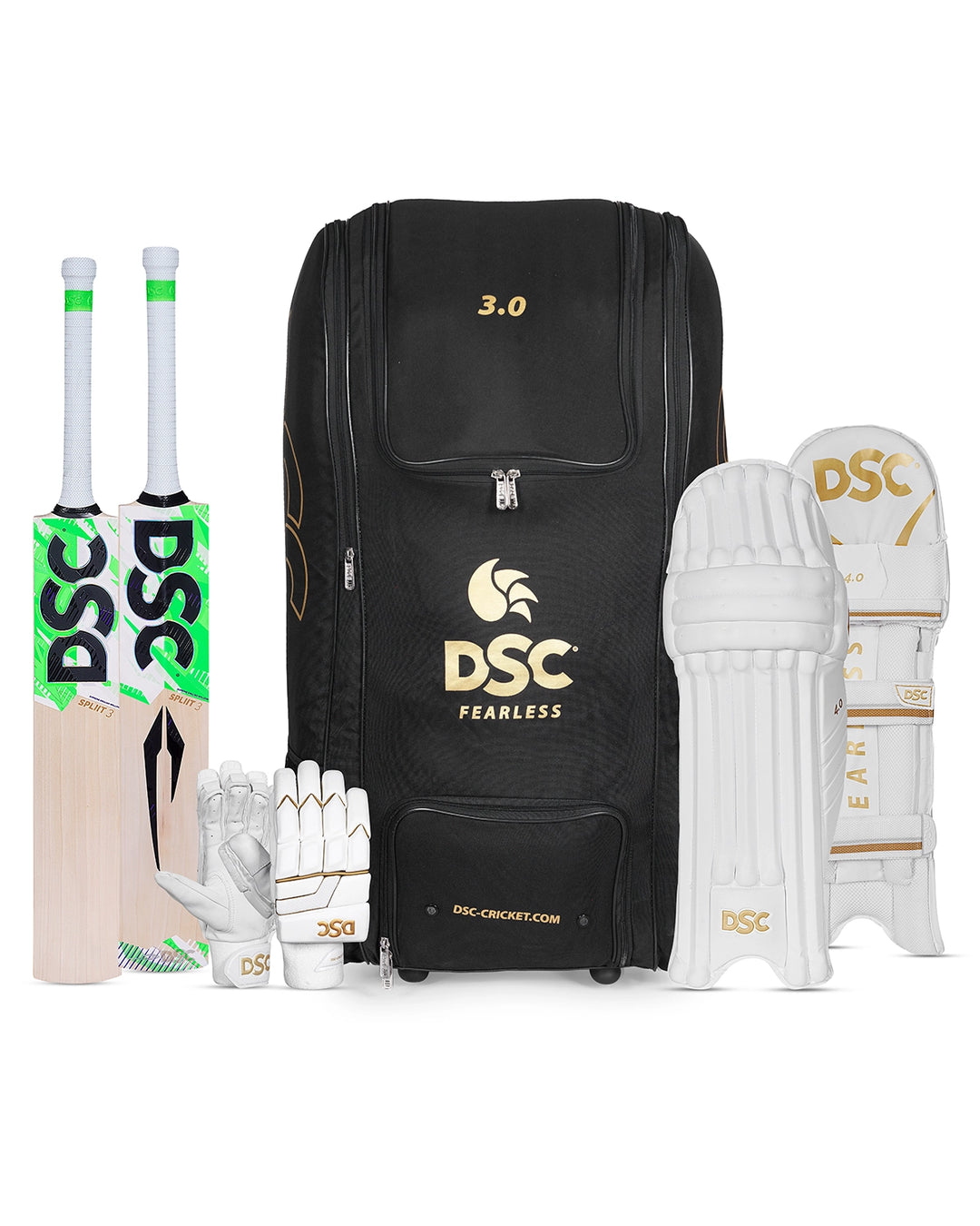 DSC Spliit 3 Cricket Bundle Kit - Junior