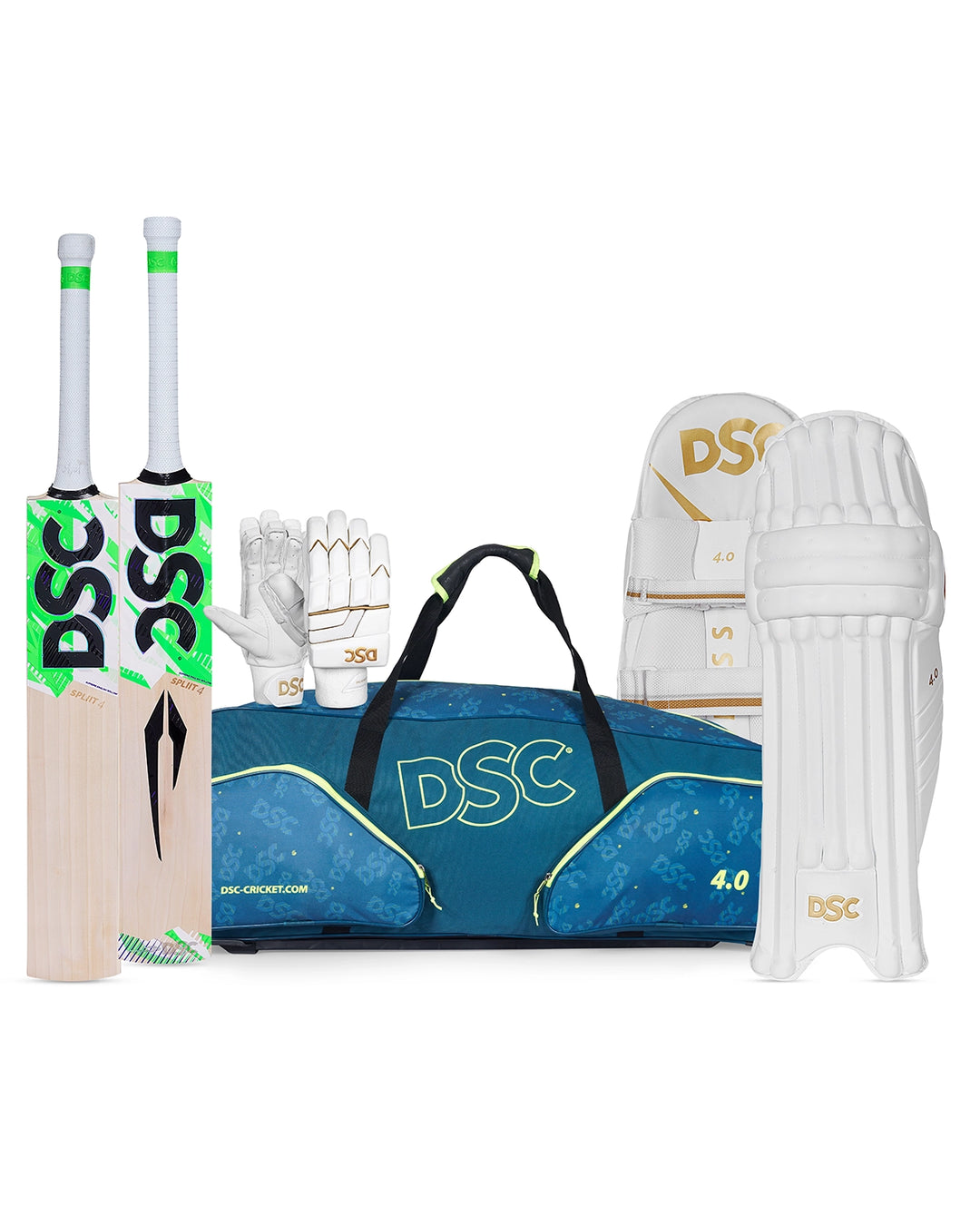 DSC Spliit 4 Cricket Bundle Kit - Senior
