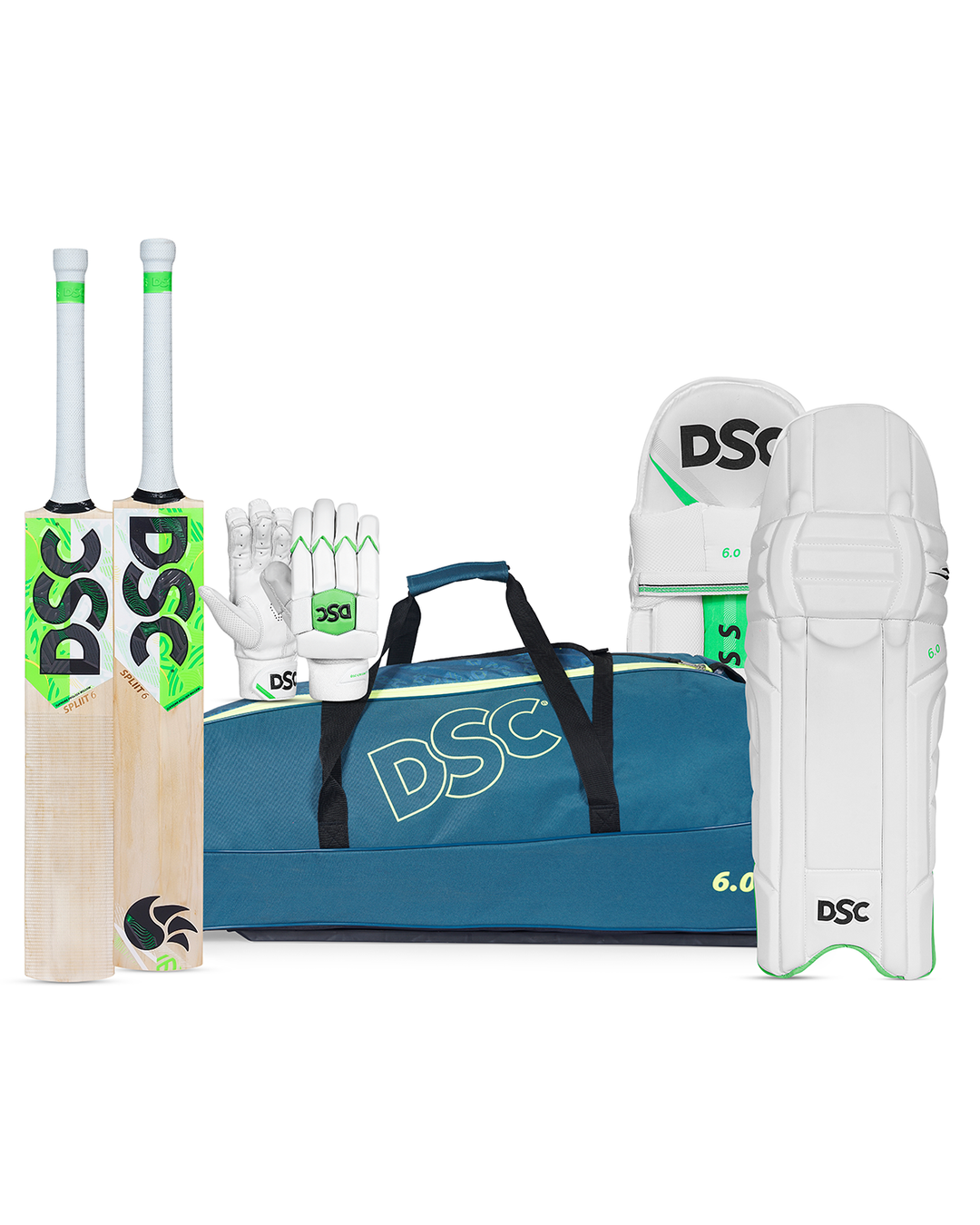 DSC Spliit 6 Cricket Bundle Kit - Senior