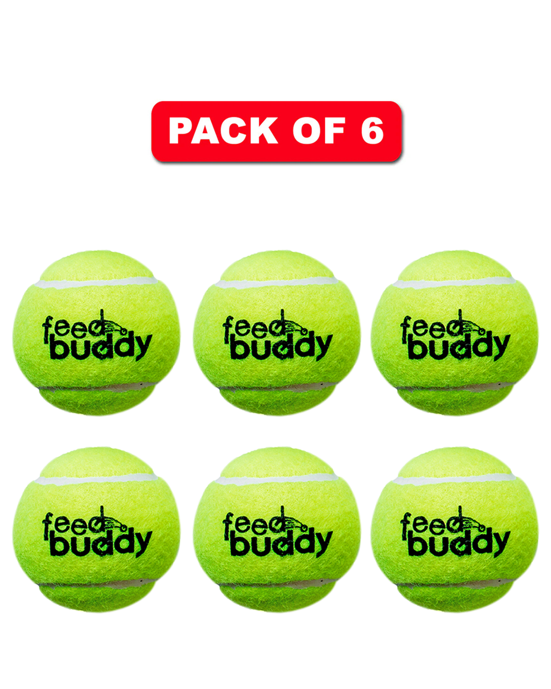 Feed Buddy Tennis Ball (Pack of 6)