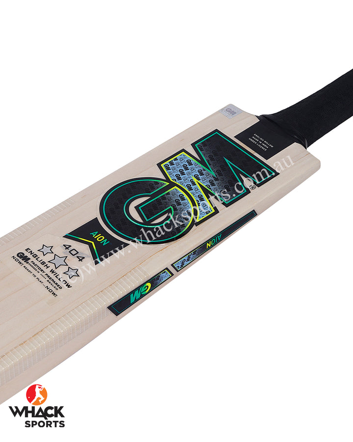 GM Aion 404 English Willow Cricket Bat - SH