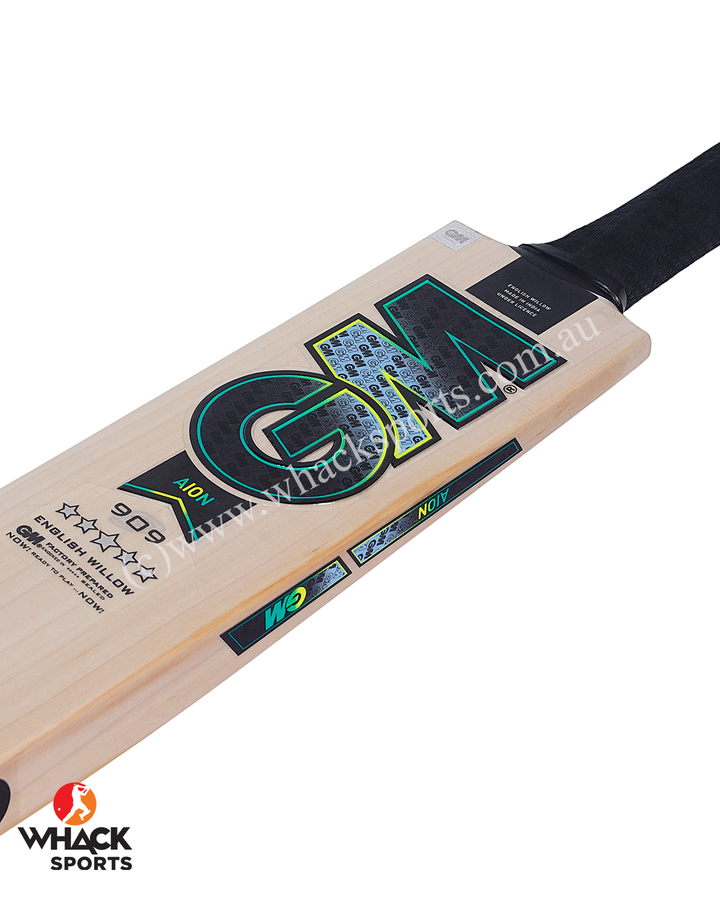 GM Aion 909 English Willow Cricket Bat - SH