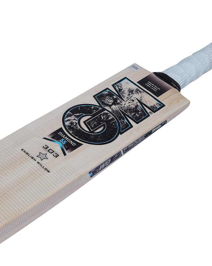 GM Diamond 303 English Willow Cricket Bat - SH