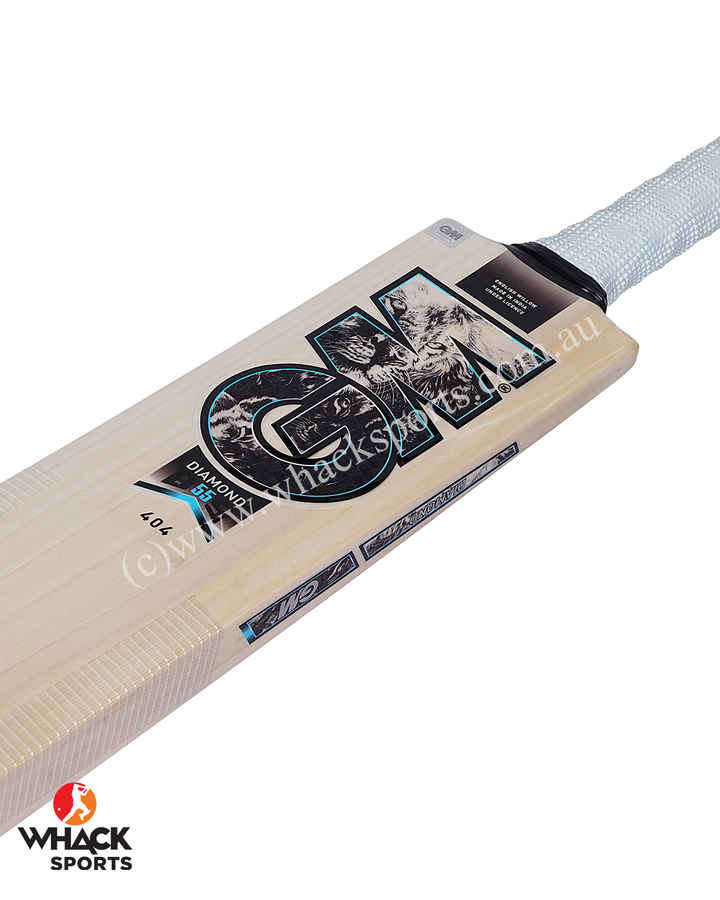 GM Diamond 404 English Willow Cricket Bat - SH
