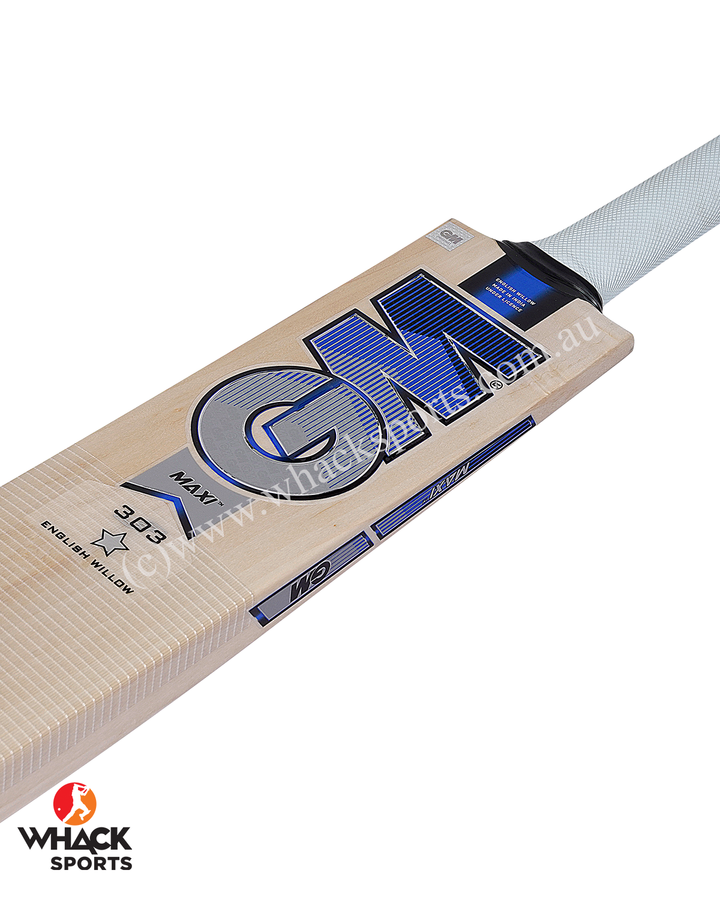 GM Maxi 303 English Willow Cricket Bat - SH