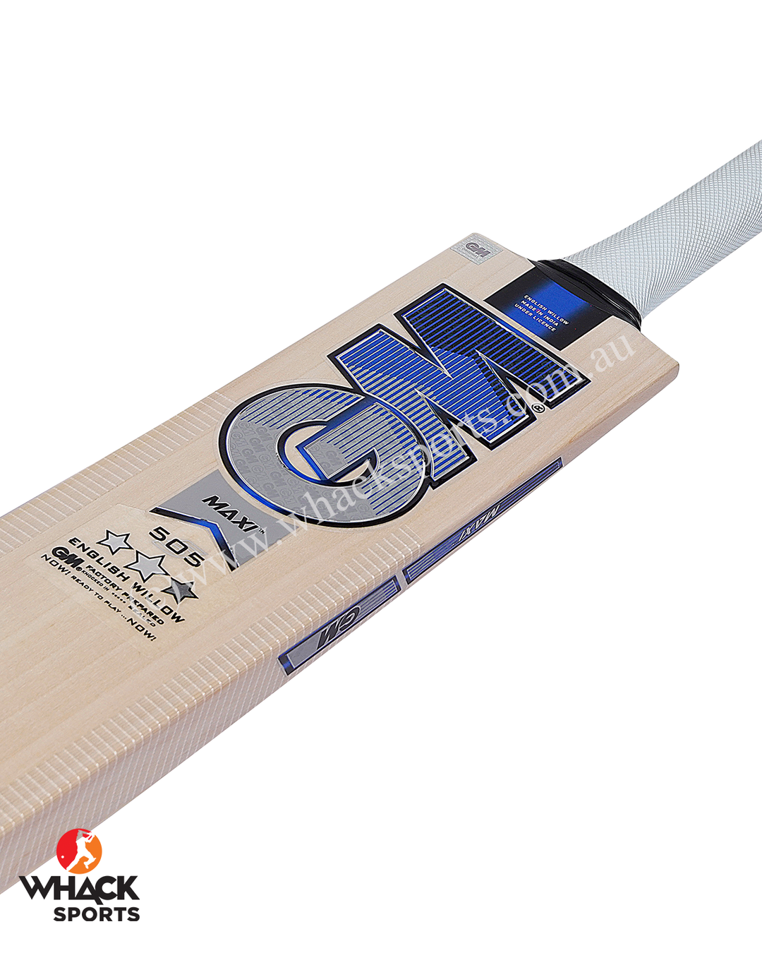 GM Maxi 505 English Willow Cricket Bat - SH