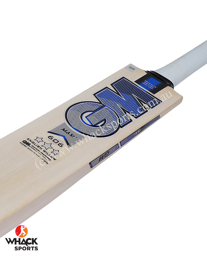 GM Maxi 606 English Willow Cricket Bat - SH