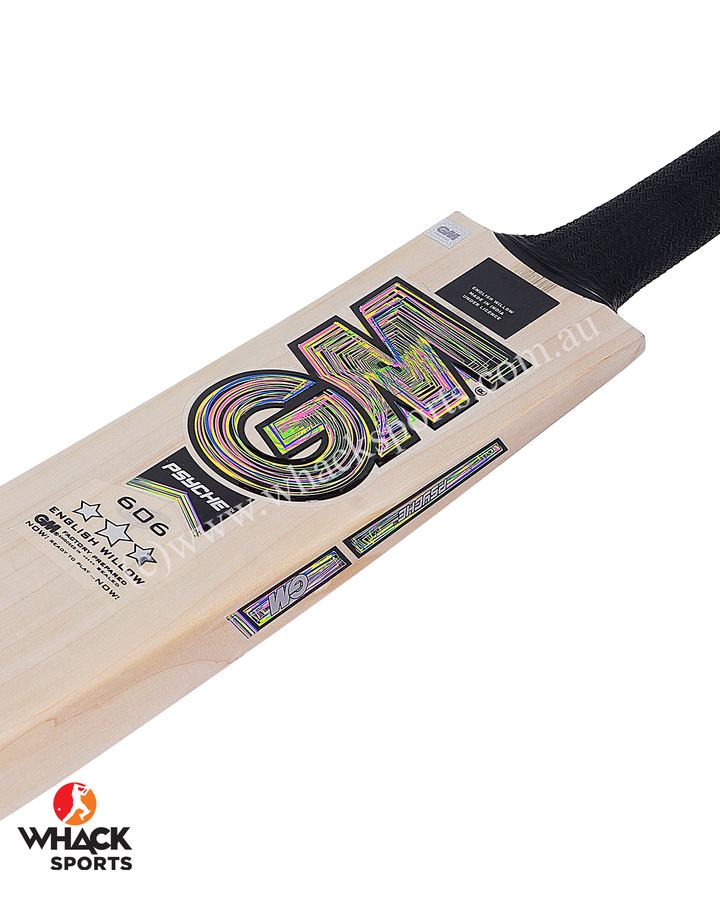 GM Psyche 606 English Willow Cricket Bat - Small Adult