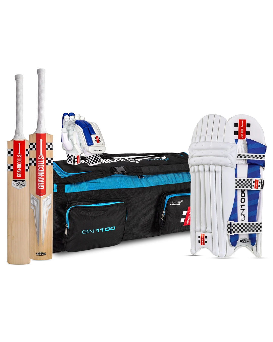 Gray Nicolls Nova 4.0 1200 Cricket Bundle Kit - Youth/Harrow